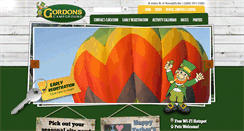 Desktop Screenshot of gordonscamping.com